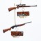 CC Christmas Decor Pack of 12 Hunting Shotgun and Riffle Christmas Ornaments 6”